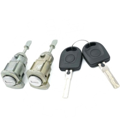 JUEGO PIEZA INSERTADA DE CERRADURA DE PUERTA DO VW POLO GOLF IV BORA TIPO 604837167+8  