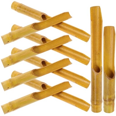 Bambusowe dzwonki wietrzne Armatura DIY Materiał 10 szt