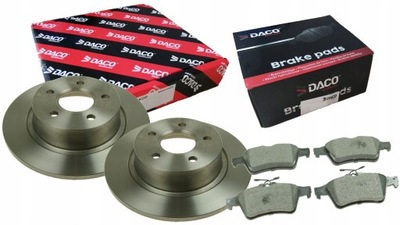 Тормозные диски + тормозные колодки ford tourneo transit connect задняя фото №1