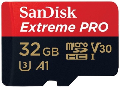 Karta SANDISK Extreme PRO | 32GB micro SD 100 MB/s