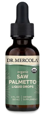 Dr Mercola SAW PALMETTO krople BIO PALMA SABAŁOWA