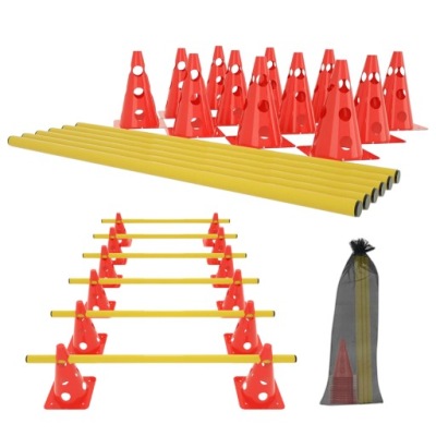 WIELOFUNKCYJNY ZESTAW PRZESKOKÓW DLA PSÓW I SPORTOWCÓW ODNOSNIE WYSOKOŚCI