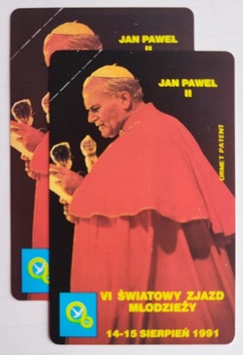 8 - J.Paweł II - karta nowa - odmiana koloru RRR
