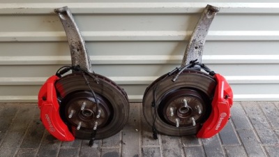 Jeep grand cherokee srt 2016 2019 поворотний кулак права фото №1