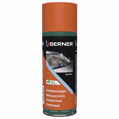 BERNER ŚRODEK DO CZYSZCZENIA SZYB ACTIVE PIANKA 400ML 215118