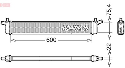 DENSO DRM50136 РАДИАТОР, СИСТЕМА ОХЛАЖДЕНИЯ ДВИГАТЕЛЯ