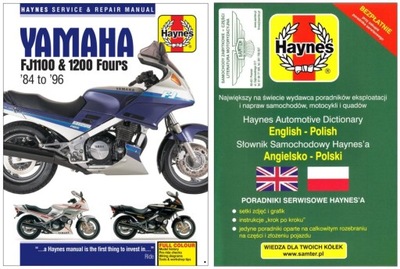 Yamaha FJ1100 FJ1200 (1984-1996) instrukcja napraw Haynes +GRATIS 24h