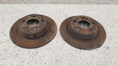 Тормозные диски тормозные задний  mercedes sl r129 комплект фото №1