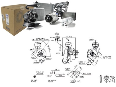 TURBOKOMPRESORIUS AUDI A4 B6 A4 B7 A6 C5 A6 C6 SKODA SUPERB I VW PASSAT 