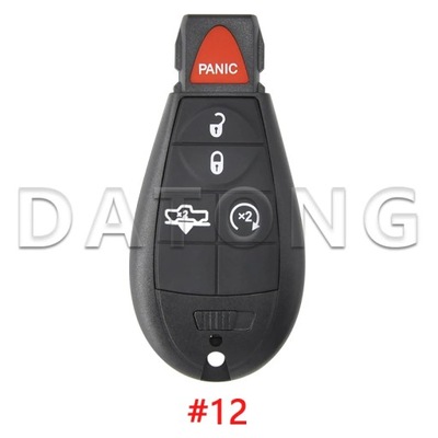 DATONG WORLD CAR REMOTE KEY SHELL CASE PARA JEEP CHEROKEE DODGE 300C ~61309  