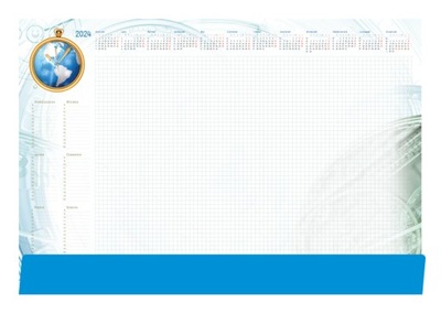 Kalendarz podkład biuwar MiP B3 z listwą