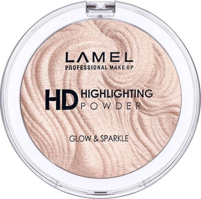 Lamel Insta Puder rozświetlający do twarzy HD Highlihting Glow&Sparkle nr