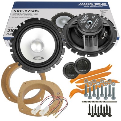 ALPINE ALTAVOCES FIAT STILO BRAVO CROMA DISTANCIAS  