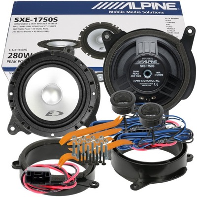 ALTAVOCES ALPINE MERCEDES E CLASE W210 S208 PARTE DELANTERA  