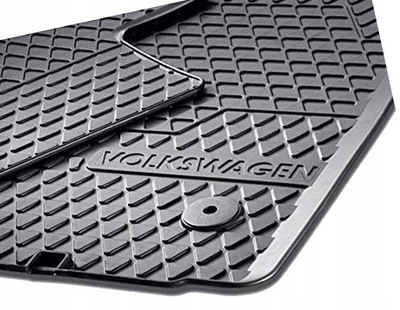 #ORYGINALNE ALFOMBRILLAS GOMA VW TOUAREG 2007-2010 7L1061501041  