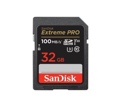 Karta pamięci SanDisk SDHC 32GB Extreme Pro 100 / 90 MB/s