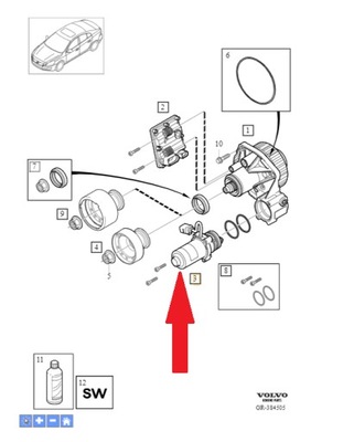 Насос оливи volvo оригінальний номер фото №1