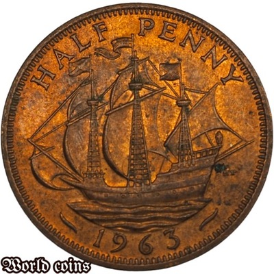 HALF PENNY 1963