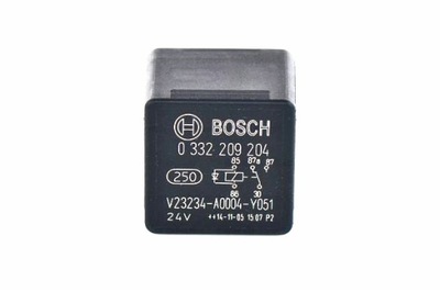 BOSCH РЕЛЕ УНІВЕРСАЛЬНИЙ 24V 20A LICZBA POŁĄCZEŃ 5 Z ДІОД