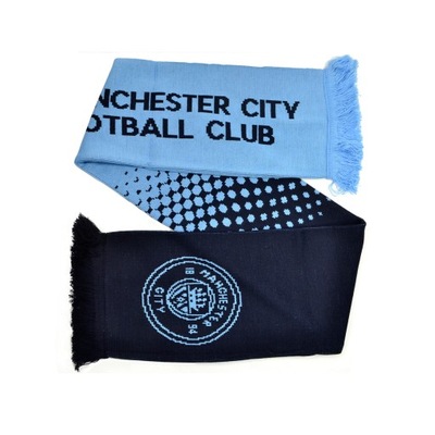 Szalik Manchester City (błękitno-granatowy)