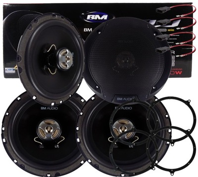 BOSCHMANN ALTAVOCES 300W 4 PIEZAS PARA AUDI A6 C5 PARTE DELANTERA + PARTE TRASERA DISTANCIAS  