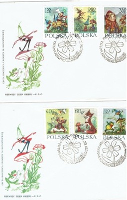 Polska - Bajki - Konopnicka - Fi.1216-21 FDC