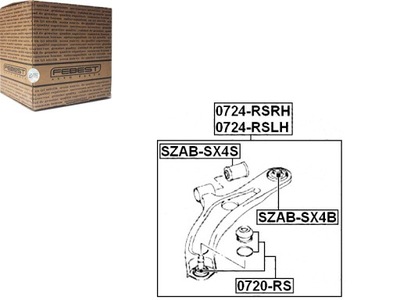 ВТУЛКА ВАЖЕЛЯ FIAT ПЕРЕД SEIDICI SX4 1,6 1,9D 2,0