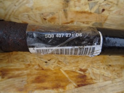 Vw golf 7 a3 8v приводной вал левая 5q0407271db фото №1