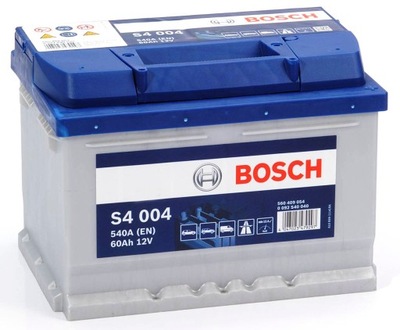 BATERÍA BOSCH S4 004 60AH 540A  