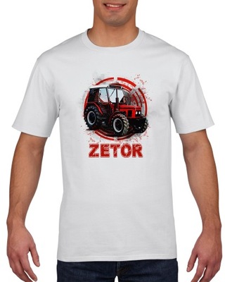 Koszulka męska Zetor Ciągnik Traktor Rolnik M