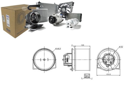 NISSENS VENTILADOR SOPLADOR 8EW351044261 715061  