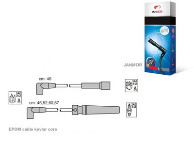 Дроти запалювання janmor фото №1