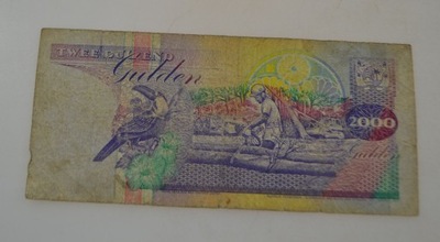 Surinam - banknot - 2000 Gulden - 1995 rok