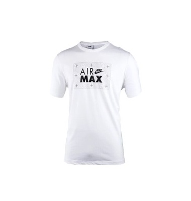 T-SHIRT NIKE AIR MAX DO7239-100 koszulka BIAŁA roz.XL / BAWEŁNA 100%