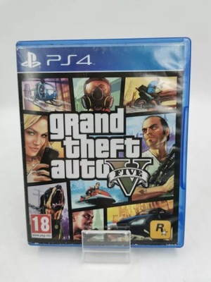 GRA GTA 5 GRAND THEFT AUTO V PL PS4