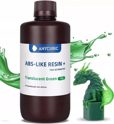 Żywica Anycubic ABS Like + zielony 1 l Translucent Green