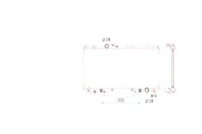 Nrf радиатор lexus is 99- nrf фото №1