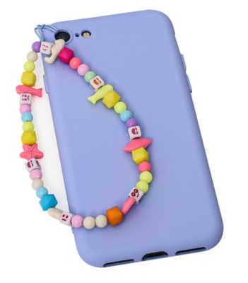 SMYCZ DO TELEFONU Z KORALIKAMI BRELOK ZAWIESZKA