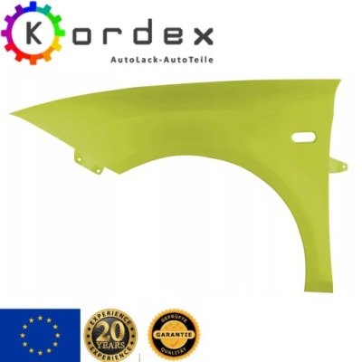 Крыло seat leon ii 2 цвет ls1t s1t 05-12 левый перед фото №1