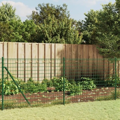 Ogrodzenie ze zgrzewanej siatki, zielone, 1x25 m