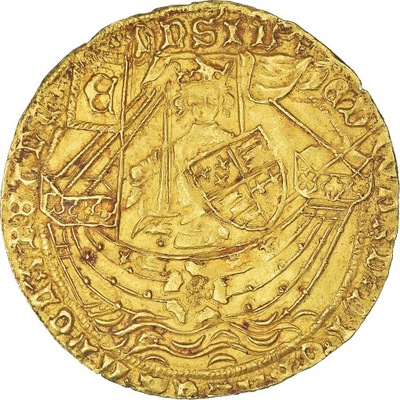 Moneta, Wielka Brytania, Edward IV, Noble d'or à l