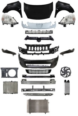 Partner 08-12 перед капот бампер pas крила фото №1