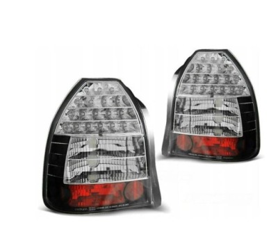 Ліхтарі  світлодіодний нове honda civic 95-01 3d чорний  led фото №1