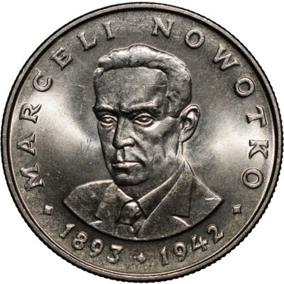 20 złotych 1974 Marceli Nowotko Destrukt