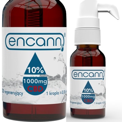 ENCANN olej konopny CBD 10% 10ml encan 1000mg