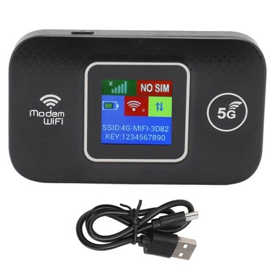 Mobilny hotspot WiFi 4G LTE Bezprzewodowy router sieciowy 3000 mAh
