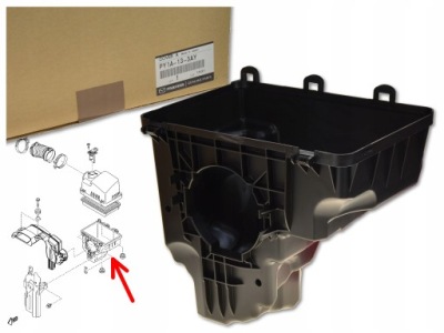 Mazda cx-5 17- 2.5 нижняя корпус фильтра воздуха фото №1