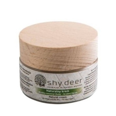 Shy Deer Natural Cream prírodný krém pre zmiešanú a mastnú pleť 50ml (P1