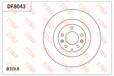 ДИСК HAM. MAZDA P. CX-7/CX-9 07-