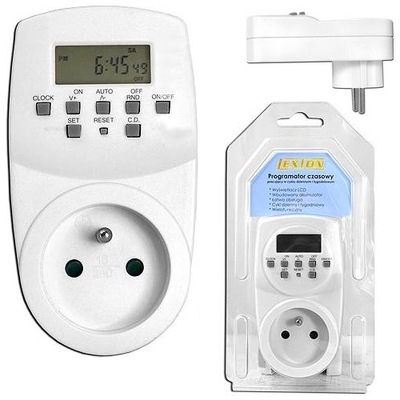 TIMER WYŁĄCZNIK WŁĄCZNIK CZASOWY PROGRAMATOR ELEKTRONICZNY CYFROWY 3860W